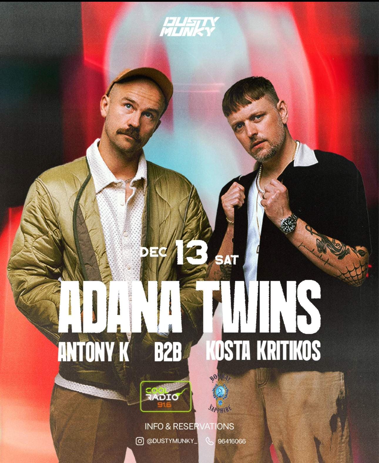 Dusty Munky presents Adana Twins