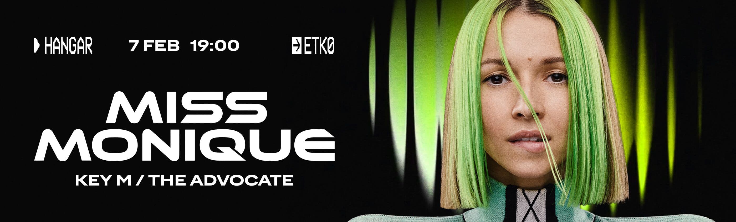 Miss Monique: Progressive House Live at ETKO Hangar