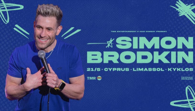 SIMON BRODKIN (UK) LIVE IN LIMASSOL