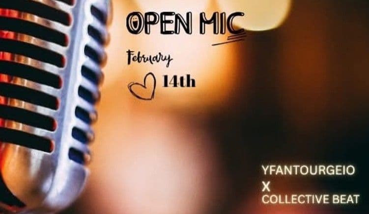 Yfantourgeio x Collective Beat: Valentine’s Open Mic