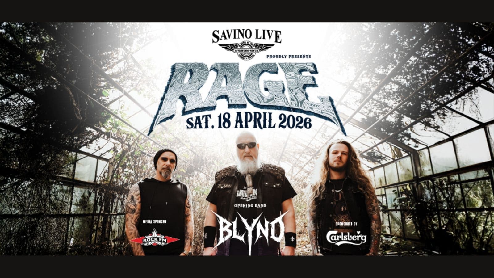 🔥 RAGE return to SAVINO LIVE! 🔥 RAGE return to SAVINO LIVE! New World Rising Tour 2026