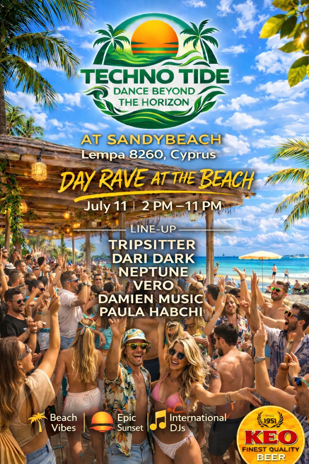 TECHNOTIDE @SANDY BEACH - DAY RAVE