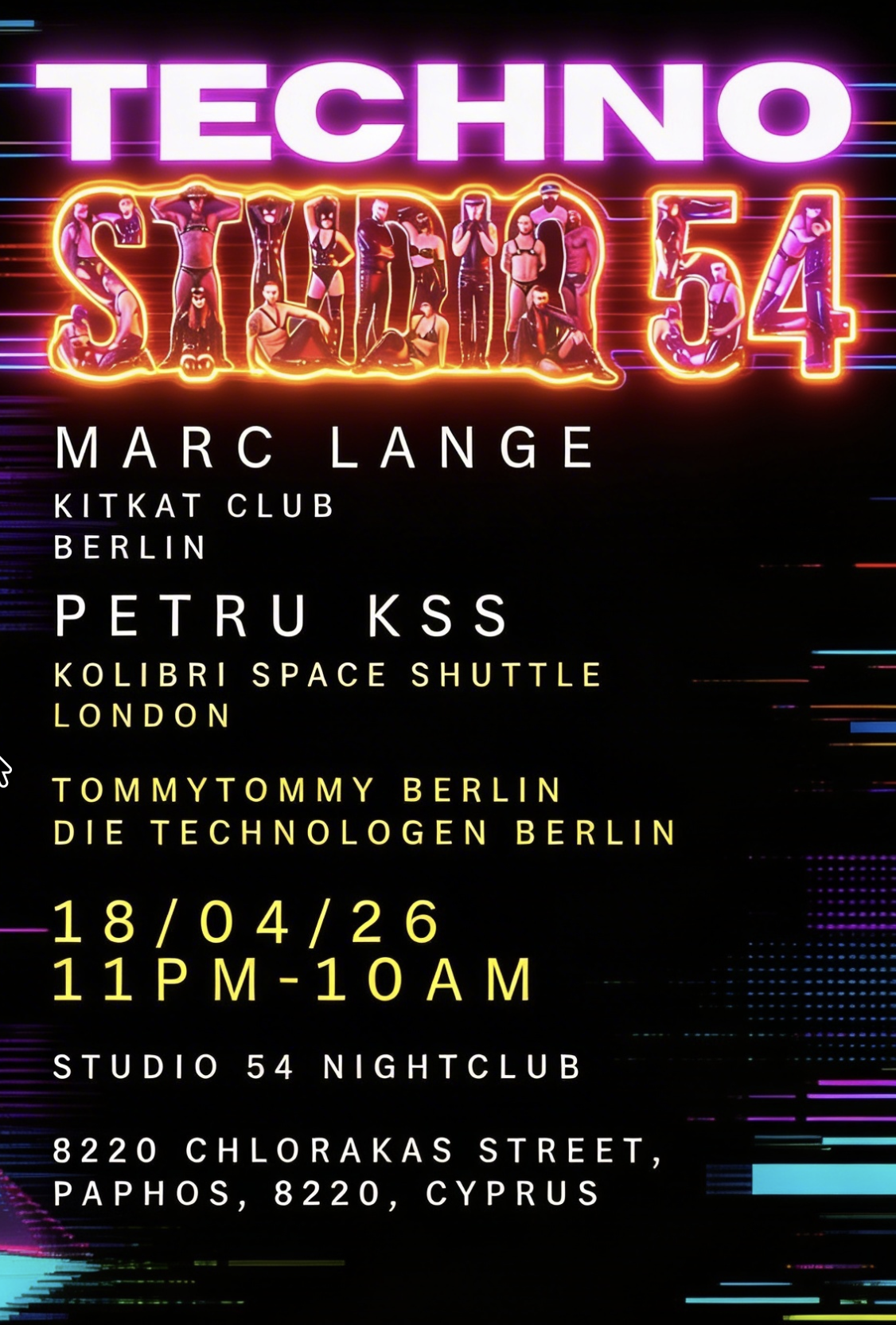 die technologen berlin - STUDIO 54 - official after hour party CYPRUS edition