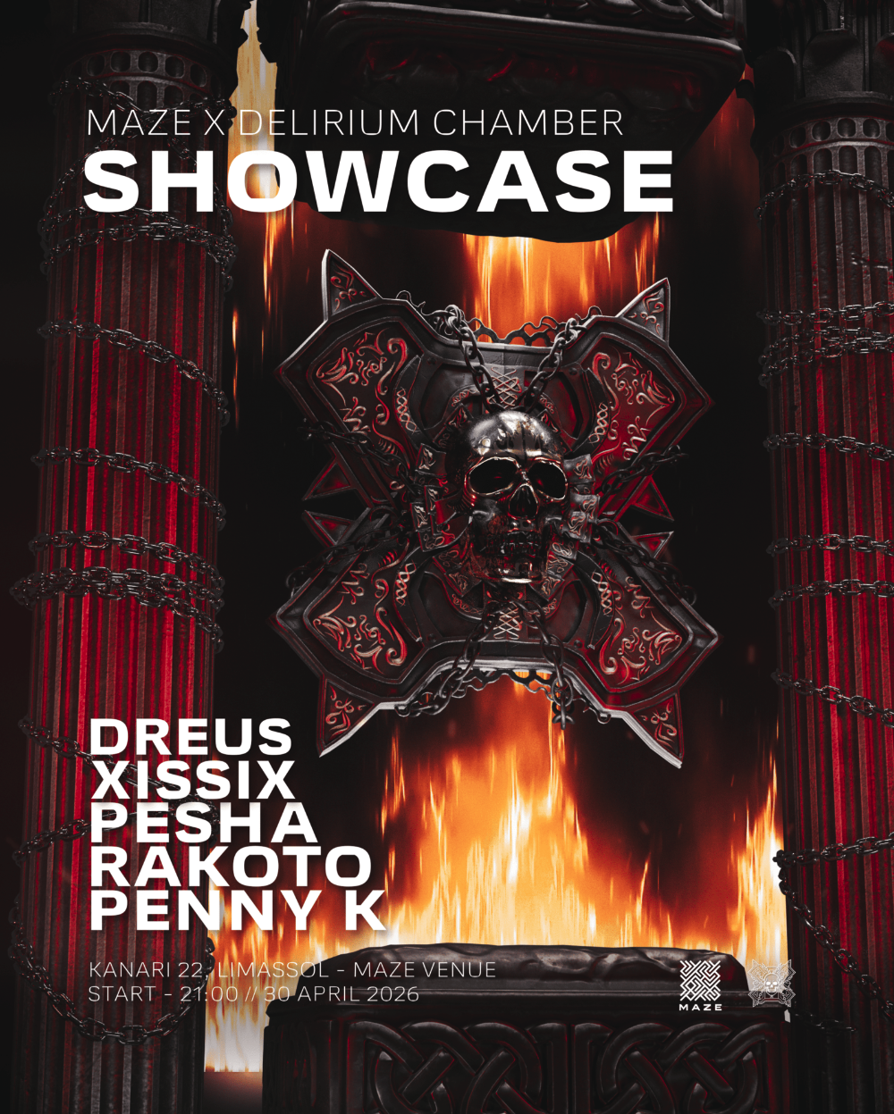 DELIRIUM CHAMBER X MAZE: DELIRIUM SHOWCASE