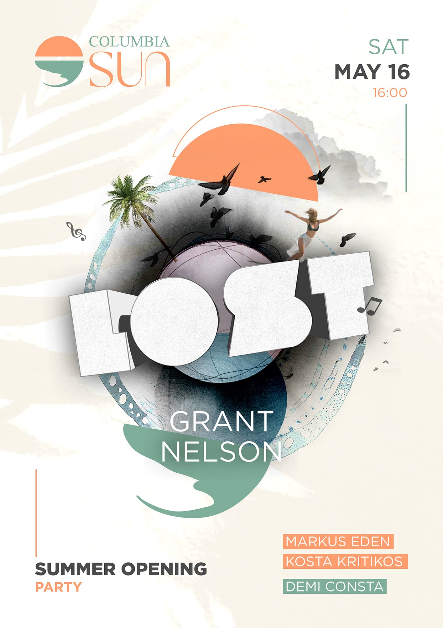 LOST x Columbia SUN - Summer Opening - Grant Nelson