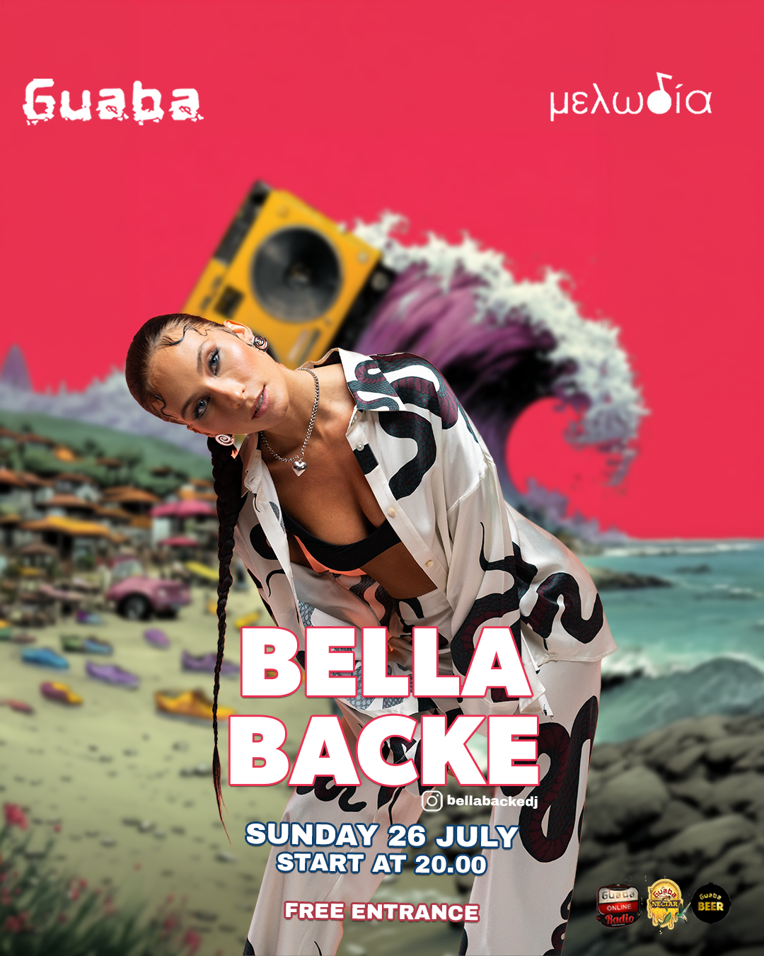 Bella Backe - Sunday Day time Beach party