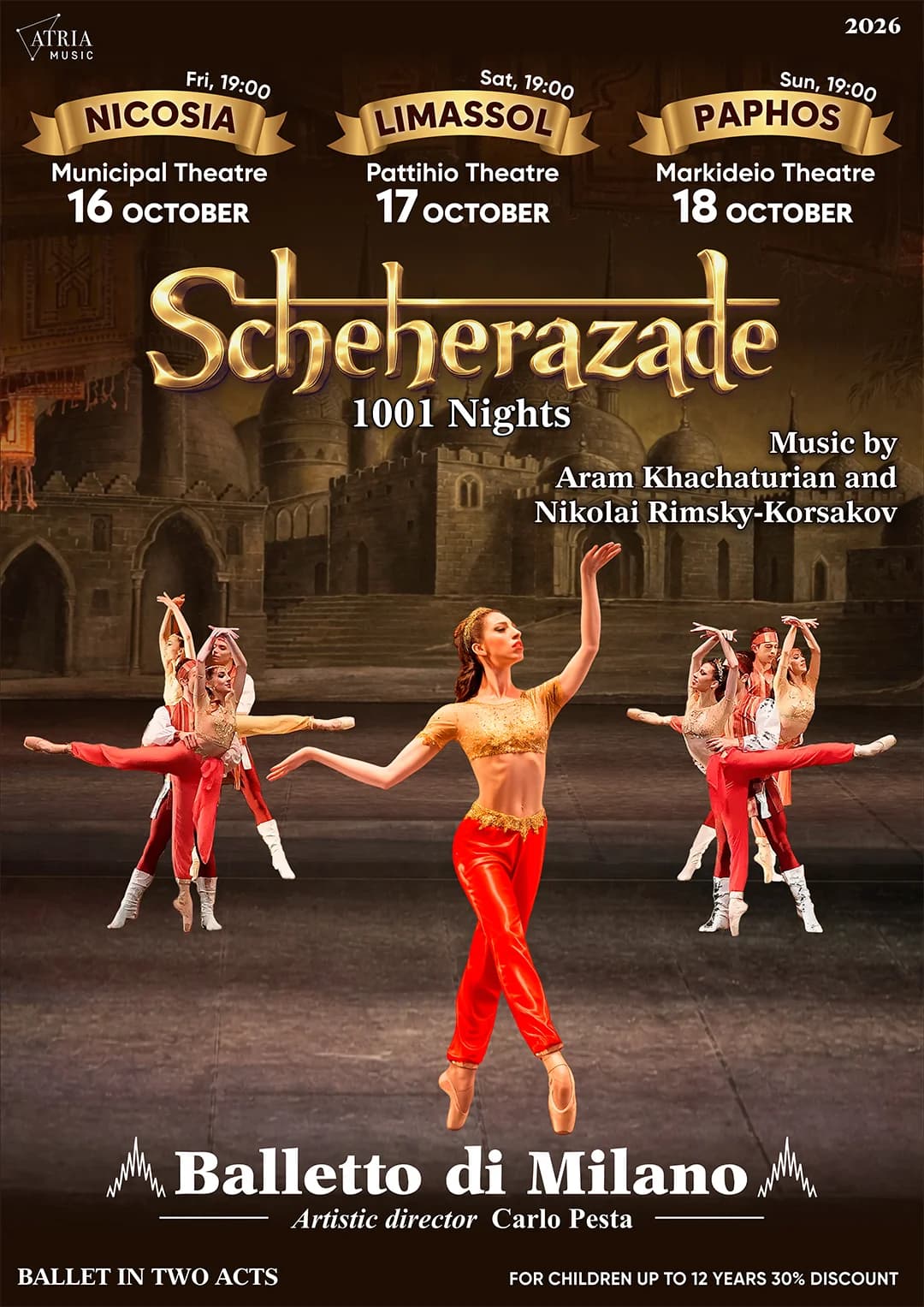 SCHEHERAZADE. ONE THOUSAND AND ONE NIGHTS - Balletto di Milano