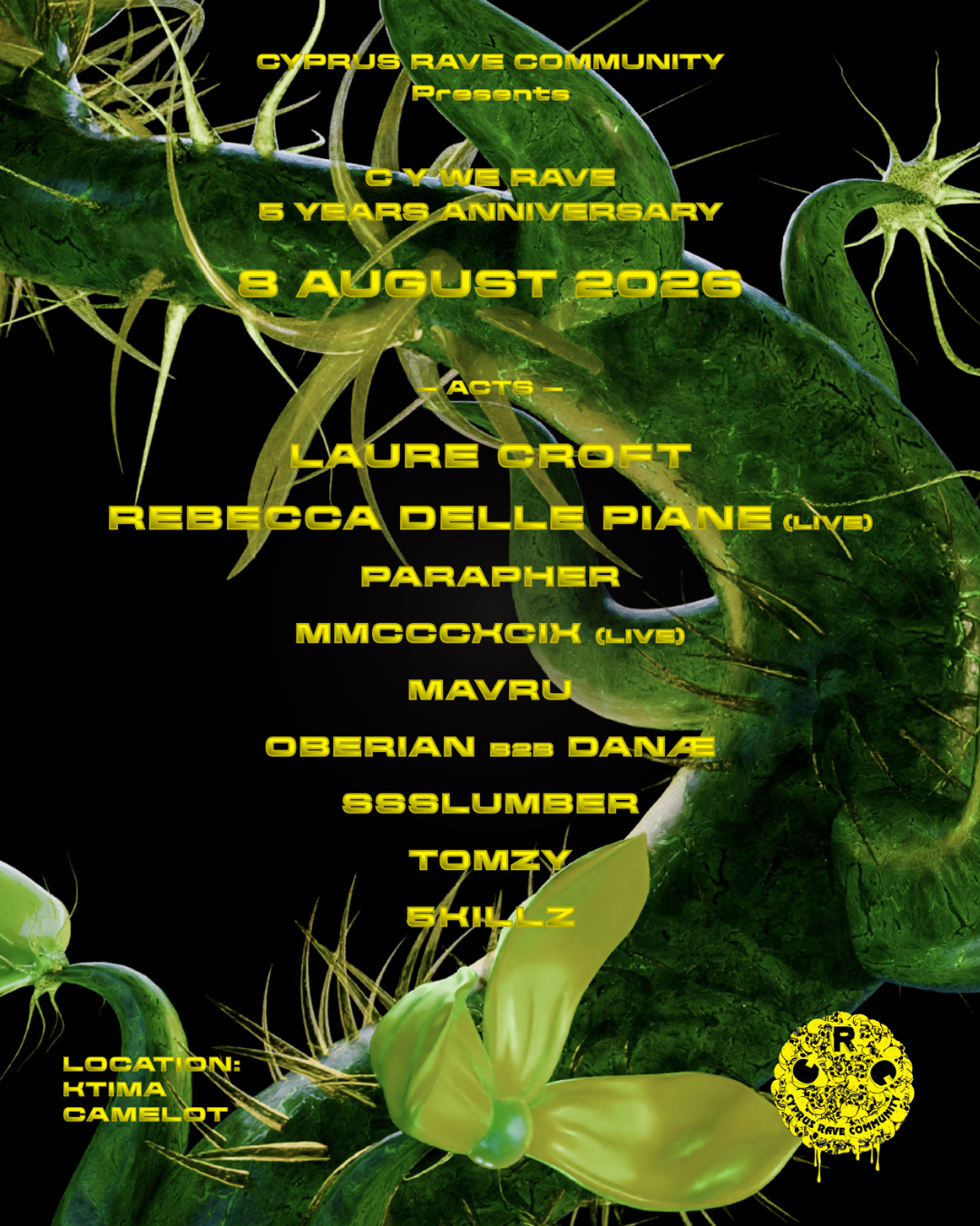 C Y WE RAVE 5 YEARS ANNIVERSARY