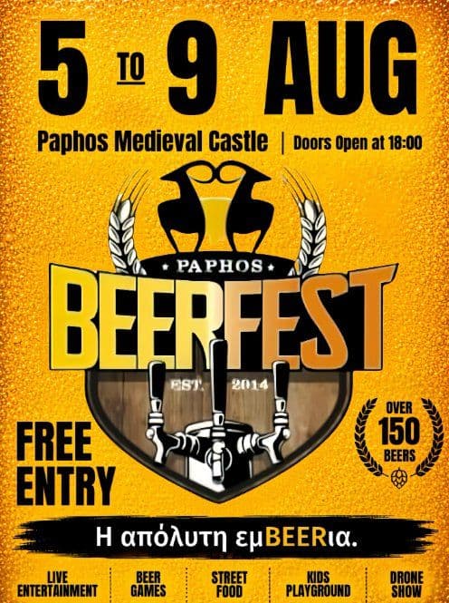 Paphos Beerfest: Free Beer Festival at Paphos Medieval Castle