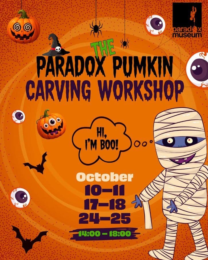 Paradox Pumpkin Carving Workshop: Halloween at Paradox Museum Limassol