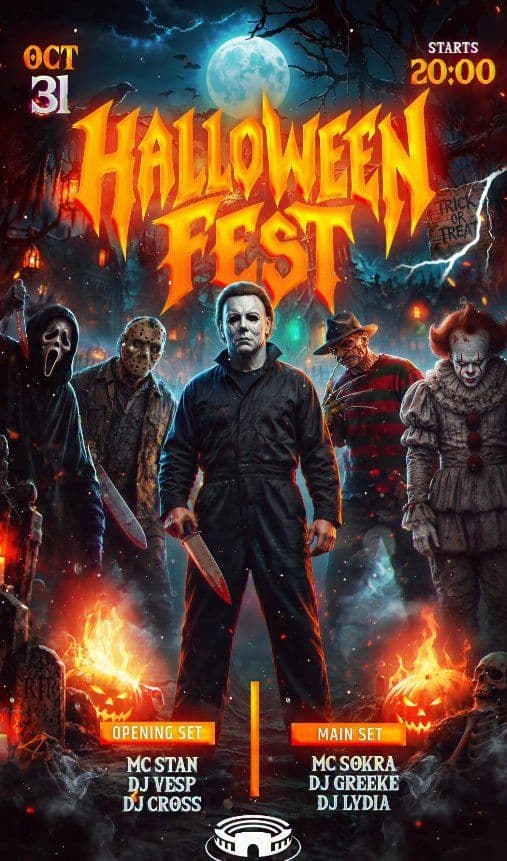 Halloween Fest: Live DJ Night at The Amphitheatre