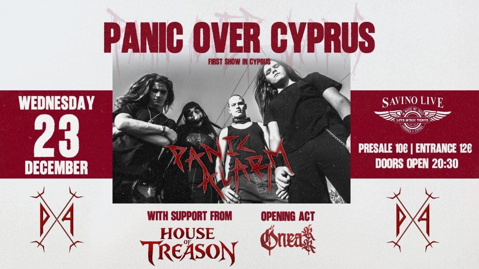 PANIC ALARM (GR) LIVE IN CYPRUS