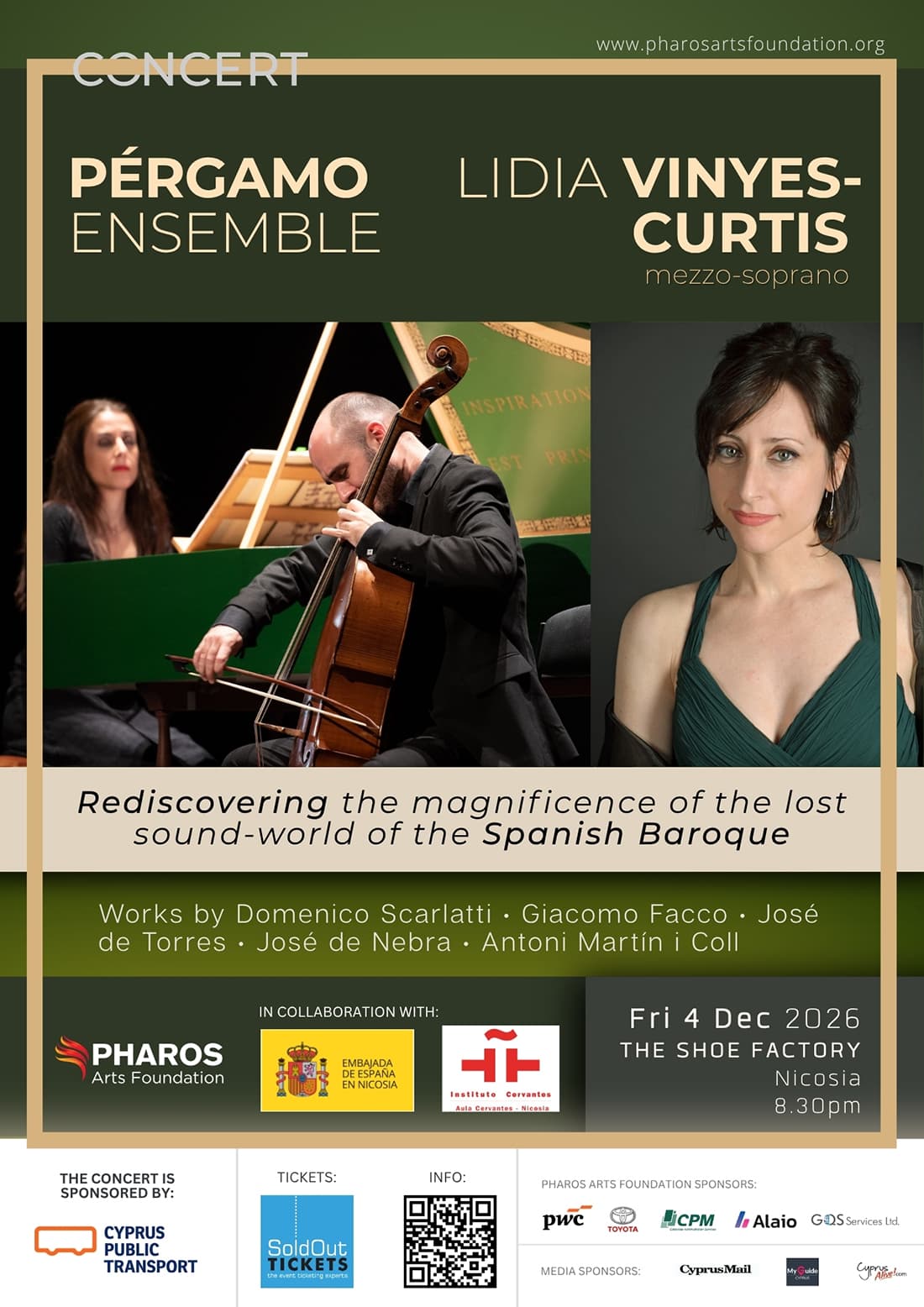 PÉRGAMO ENSEMBLE & LIDIA VINYES-CURTIS mezzo-soprano