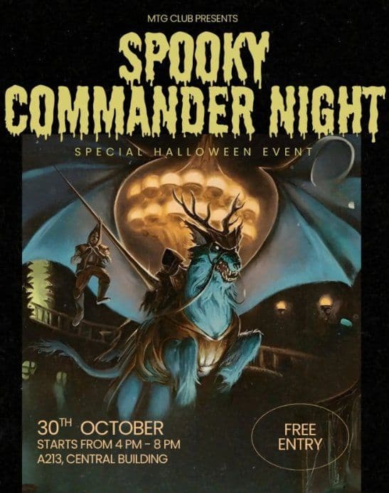 Spooky Commander Night: Halloween MTG Event in Nicosia