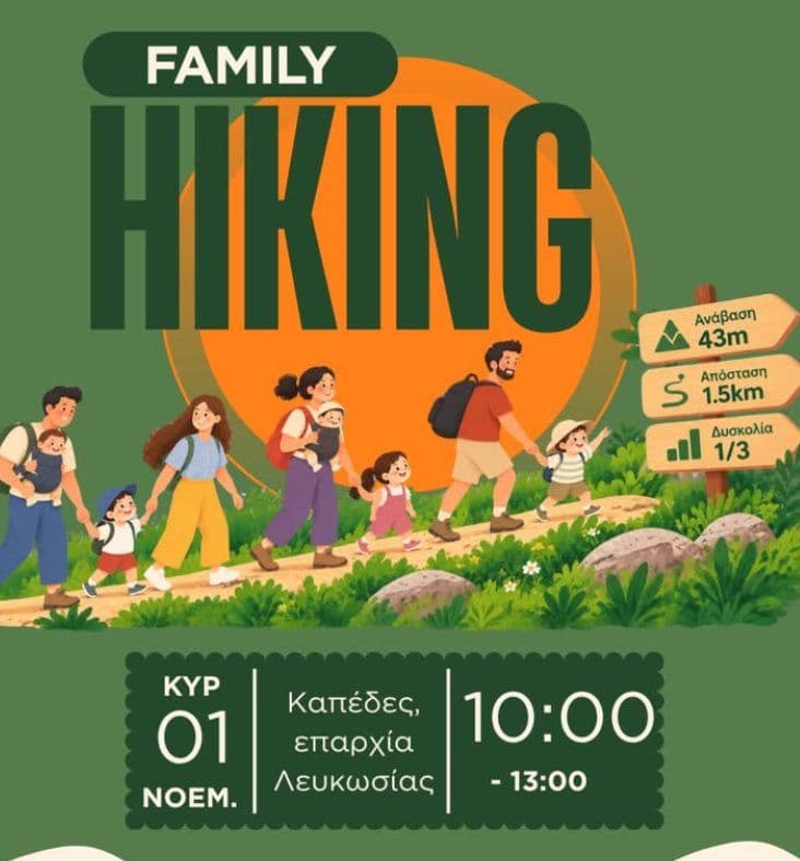 Family Hiking in Nicosia