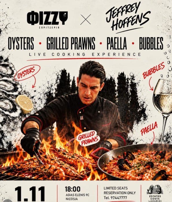 Fizzy Spritzeria x Jeffrey Hoffens: Live Cooking Experience in Nicosia